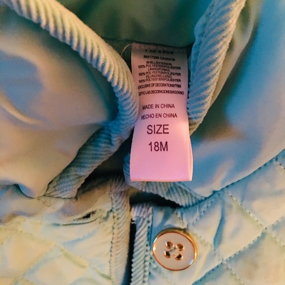 ❌SOLD❌Pastel Green Coat w/bow & Gold buttons New! - Picture 3 of 4